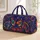 Colorful Abstract Cat Duo For Travel Getaways, Gifts And Cat Lovers With Name Plaque Quilted Weekend Bag - 1