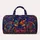 Colorful Abstract Cat Duo For Travel Getaways, Gifts And Cat Lovers With Name Plaque Quilted Weekend Bag - 6