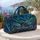 Aurora Wolf Nordic Pine Forest For Winter Travel And Outdoor Nature Lover Getaways Quilted Weekend Bag - 5