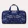 Cobalt Blue Porcelain Dragonfly And Peony Chinoiserie Getaway Gift For Collectors Quilted Weekend Bag - 6