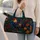Colorful Rooster Farmhouse Travel Gift For Country Kitchen Enthusiasts Quilted Weekend Bag - 2
