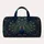 Royal Peacock Gold Feather Halo for Stylish Getaways and Overnight Travel Lovers Quilted Weekend Bag - 6