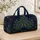 Royal Peacock Gold Feather Halo for Stylish Getaways and Overnight Travel Lovers Quilted Weekend Bag - 4