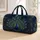 Royal Peacock Gold Feather Halo for Stylish Getaways and Overnight Travel Lovers Quilted Weekend Bag - 1