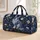 Blue And White Cat Floral Vines For Travel And Daily Gifts To Cat Lovers Quilted Weekend Bag - 1