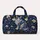 Blue And White Cat Floral Vines For Travel And Daily Gifts To Cat Lovers Quilted Weekend Bag - 6