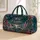 Winter Christmas Botanical Wreath And Snowy Forest For Holiday Travel And Gift Giving Quilted Weekend Bag - 1