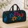 Bohemian Jewel Tone Lily Garden Travel Essential for Weekend Getaways and Gift Giving Quilted Weekend Bag - 4