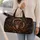 Ornate Ember Flame Eastern Dragon For Travel And Overnight Adventures With Your Name Quilted Weekend Bag - 2