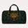 Roaring Jaguar Teal Jungle Travel Accessory Gift For Wildlife Lovers With Your Name Quilted Weekend Bag - 6