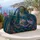 Iridescent Mermaid Deep Sea Garden for Beach Travel, Overnight Escapes and Fantasy Lovers Quilted Weekend Bag - 5
