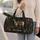 Vintage Western Appaloosa Horse Getaway Companion For Rodeo And Ranch Lovers Quilted Weekend Bag - 2