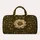 Vintage Ivory Flower And Gold Vines For Elegant Getaways And Overnight Travel Style Quilted Weekend Bag - 6