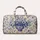 Blue And White Chinoiserie Floral Urn For Heritage Travel Decor And Botanical Lovers Quilted Weekend Bag - 6