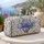 Blue And White Chinoiserie Floral Urn For Heritage Travel Decor And Botanical Lovers Quilted Weekend Bag - 5