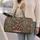 Pink Poinsettia Christmas Tree Holiday Travel Gift For Women And Winter Getaways Quilted Weekend Bag - 2