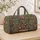 Pink Poinsettia Christmas Tree Holiday Travel Gift For Women And Winter Getaways Quilted Weekend Bag - 4