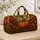 Pumpkin And Autumn Leaves Fall Travel Companion For Thanksgiving Hosts Quilted Weekend Bag - 4