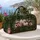 White Pumpkin And Autumn Floral Harvest Travel Essential For Thanksgiving Getaways Quilted Weekend Bag - 5