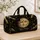 Smiling Celestial Moon Starry Night Travel Gift For Astrology Lovers And Dreamers Quilted Weekend Bag - 4