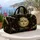 Smiling Celestial Moon Starry Night Travel Gift For Astrology Lovers And Dreamers Quilted Weekend Bag - 5