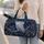 Snowy Owl Twilight Pine Forest Travel Getaway Accessory For Nature Lovers With Name Quilted Weekend Bag - 2