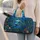 Dolphin Ocean Mosaic Art Nouveau Travel Essential for Beach Getaways and Sea Lovers Quilted Weekend Bag - 2