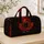 Black Spider Fiery Moon Gothic Halloween Travel Essential For Witchy Weekend Escapes Quilted Weekend Bag - 4