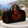 Black Spider Fiery Moon Gothic Halloween Travel Essential For Witchy Weekend Escapes Quilted Weekend Bag - 5