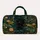 Black Cat Drinking At Moonlit Lily Pond For Stylish Overnight Travel Cat Lovers Quilted Weekend Bag - 6