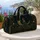 Moonlit Empress Crescent Moon Art Nouveau Travel Gift For Celestial Fantasy Lovers Quilted Weekend Bag - 5