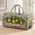 Mediterranean Lemon And Blue Floral Tile Motif For Travel, Beach, And Garden Lovers Quilted Weekend Bag - 1