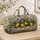 Mediterranean Lemon And Blue Floral Tile Motif For Travel, Beach, And Garden Lovers Quilted Weekend Bag - 4