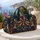 Vintage Patriotic Pinwheel Scrollwork for Fourth of July Travel and Americana Lovers Quilted Weekend Bag - 5