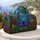 Colorful Butterfly Garden For Travel, Getaways And Overnight Adventures Quilted Weekend Bag - 5