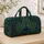 Vintage Peacock Art Nouveau Travel Accessory For Elegant Getaways And Gift Giving Quilted Weekend Bag - 4