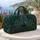 Vintage Peacock Art Nouveau Travel Accessory For Elegant Getaways And Gift Giving Quilted Weekend Bag - 5