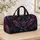 Colorful Bohemian Owl Celestial Moon Travel Style Gift For Mystical Nature Lovers Quilted Weekend Bag - 4