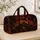 Fire Dragon Over Gothic Castle For Dark Fantasy Travel, Sleepovers, And Weekend Escapes Quilted Weekend Bag - 4