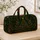 Christmas Tree Holly And Gold Ornament Holiday Travel Gift For Women Quilted Weekend Bag - 4
