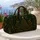 Christmas Tree Holly And Gold Ornament Holiday Travel Gift For Women Quilted Weekend Bag - 5