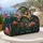 Art Nouveau Hummingbird Magnolia Floral Travel Gift For Garden Lovers Quilted Weekend Bag - 5