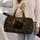 Black Cat Halo For Gothic Travel, Overnight Trips And Cat Lover Getaways Quilted Weekend Bag - 2