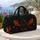 Fire Dragon Gothic Travel Gift For Fantasy Lovers Halloween Getaways Quilted Weekend Bag - 5