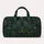 Owl Pair With Teal Vines For Travel, Weekend Getaways And Overnight Gifts Quilted Weekend Bag - 6