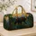 Black Bear Mountain Adventure Essential for Wildlife Nature Lovers Quilted Weekend Bag - 4