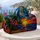 Tropical Sunset Palm Trees And Ocean Waves For Beach Getaways And Island Lovers Quilted Weekend Bag - 5