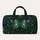 Turquoise Style Butterfly Travel Gift for Boho Women With Gold Name Accent Quilted Weekend Bag - 6