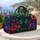 Dragonfly Floral Travel Gift For Garden Lovers And Getaway Adventures Quilted Weekend Bag - 5