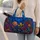 Tropical Reef Fish Ocean Scene for Beach Travel and Coastal Getaways Quilted Weekend Bag - 2